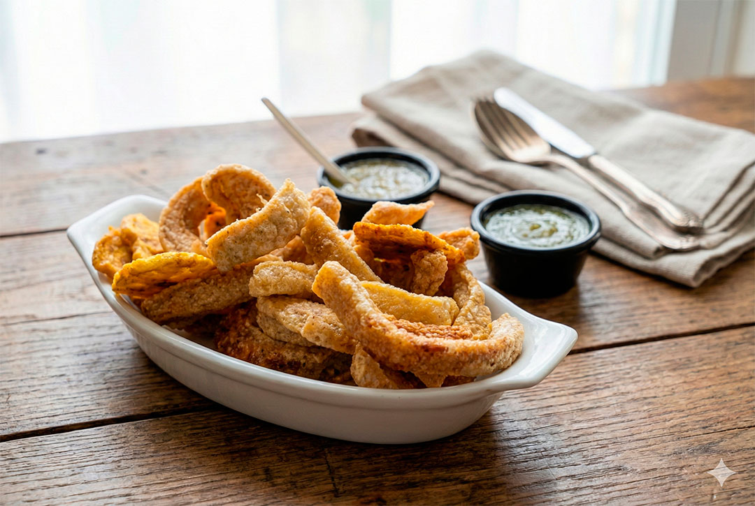 Chicharroncitos de la casa
